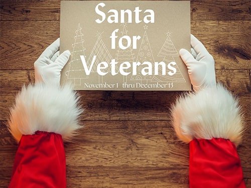 Santa for Veterans in the Hospital